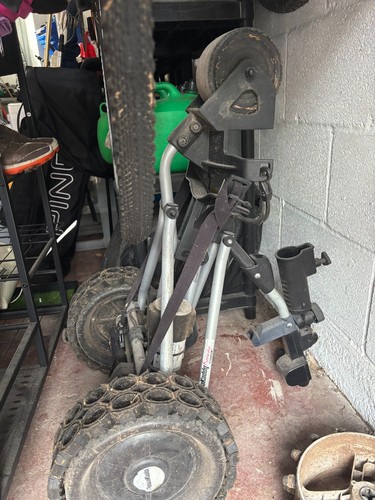 Electric golf trolleys used - electric,